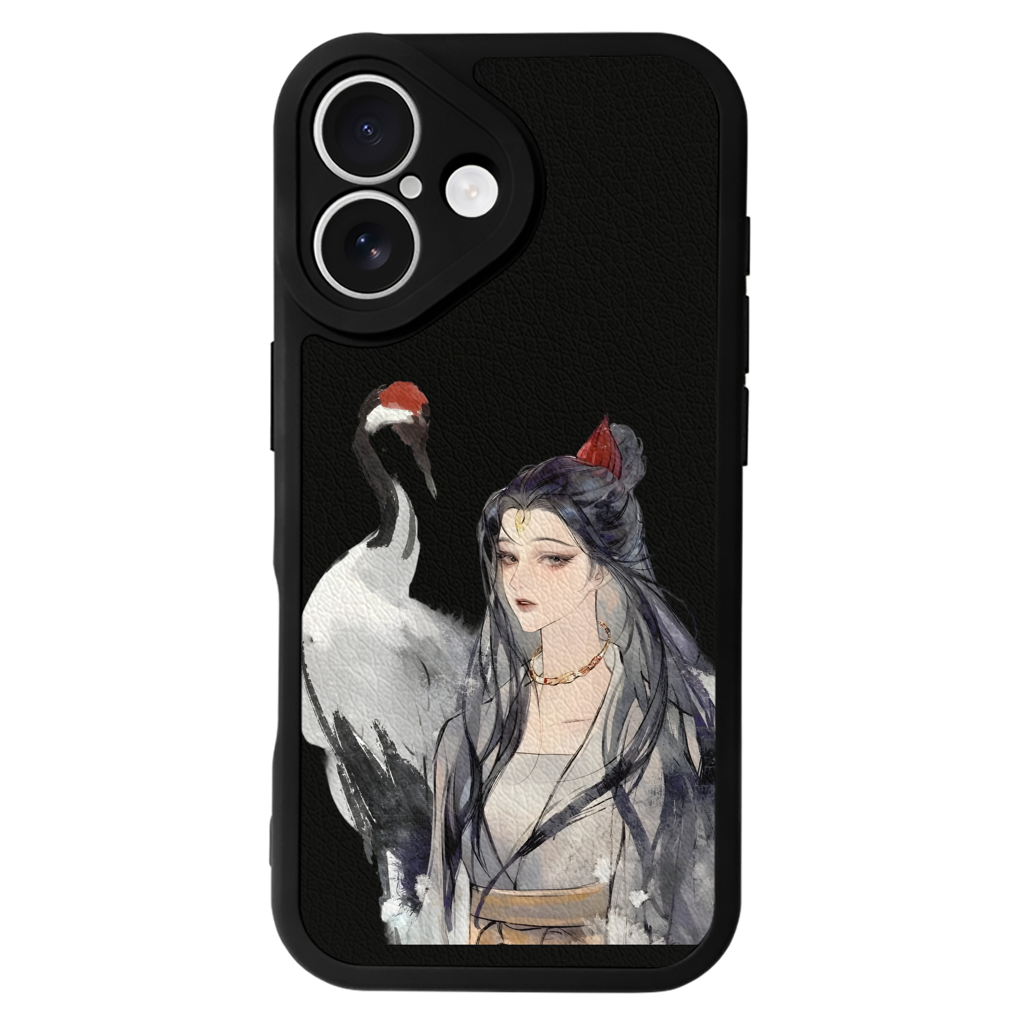 （画像用） Ne Zha 2 ナタ 魔童の大暴れ 【iPhone 16シリーズ対応】シリコンスマホケース（レザー調） 材質：シリコン